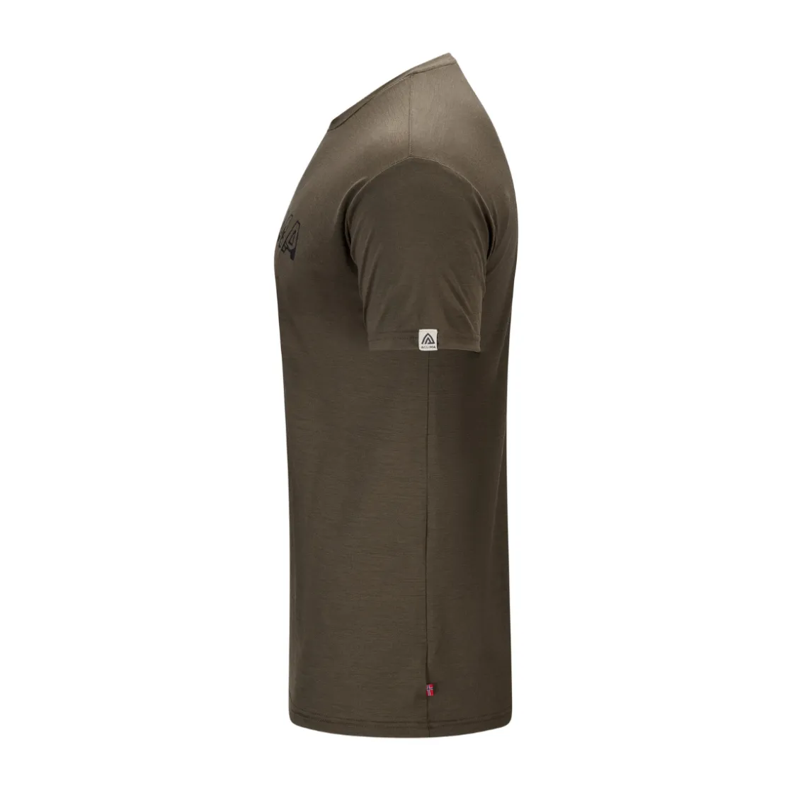 ACLIMA LightWool 140 Logo T-shirt, herre (Tarmac) Clearance