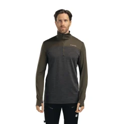 ACLIMA LightWool 180 Polo w/zip, herre (Tarmac Marengo) Online