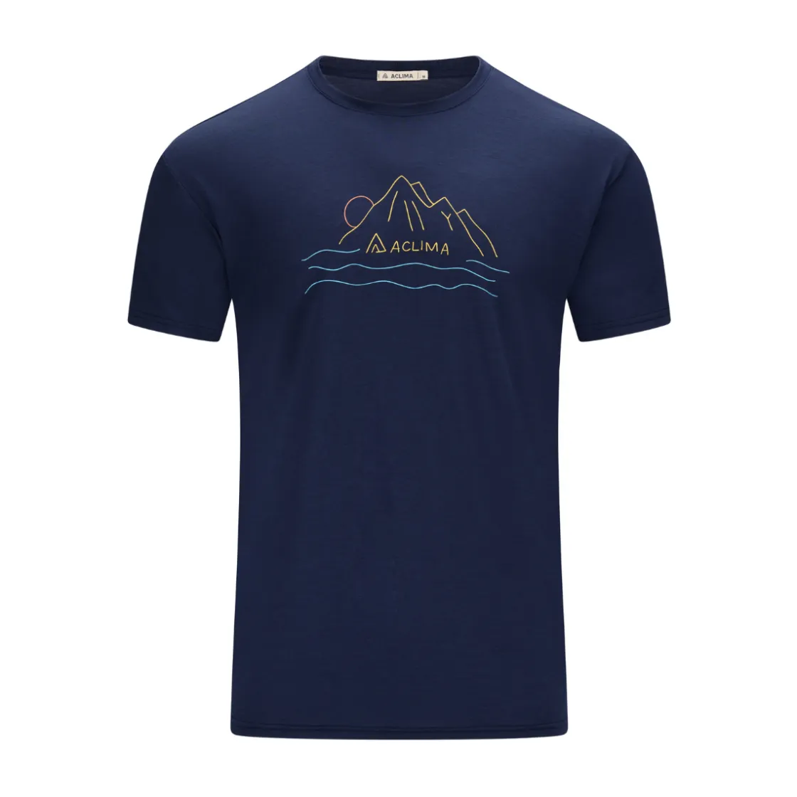 ACLIMA LW 140 Classic Tee Sunset, herre (NavyBlazer)