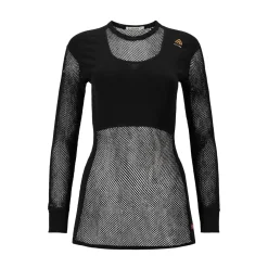 ACLIMA WoolNet Crewneck, dame (Jet Black)