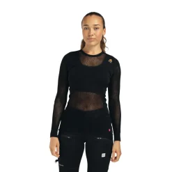 ACLIMA WoolNet Crewneck, dame (Jet Black)