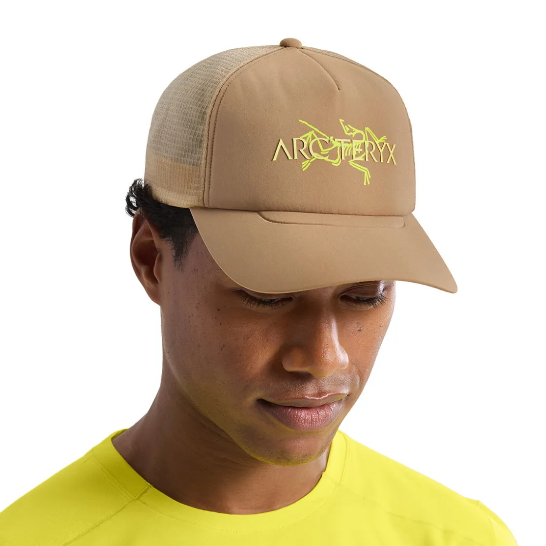 ARCTERYX Arc'teryx Bird Word Trucker Curved Hat (Canvas Euphoria) Clearance