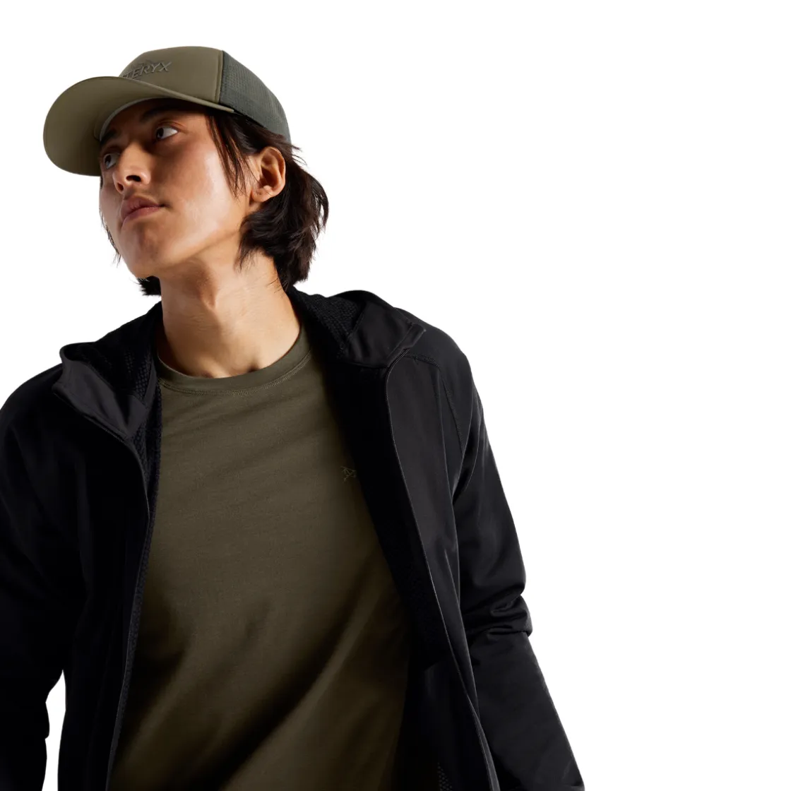 ARCTERYX Arc'teryx Bird Word Trucker Curved Hat (Tatsu Forage) Clearance