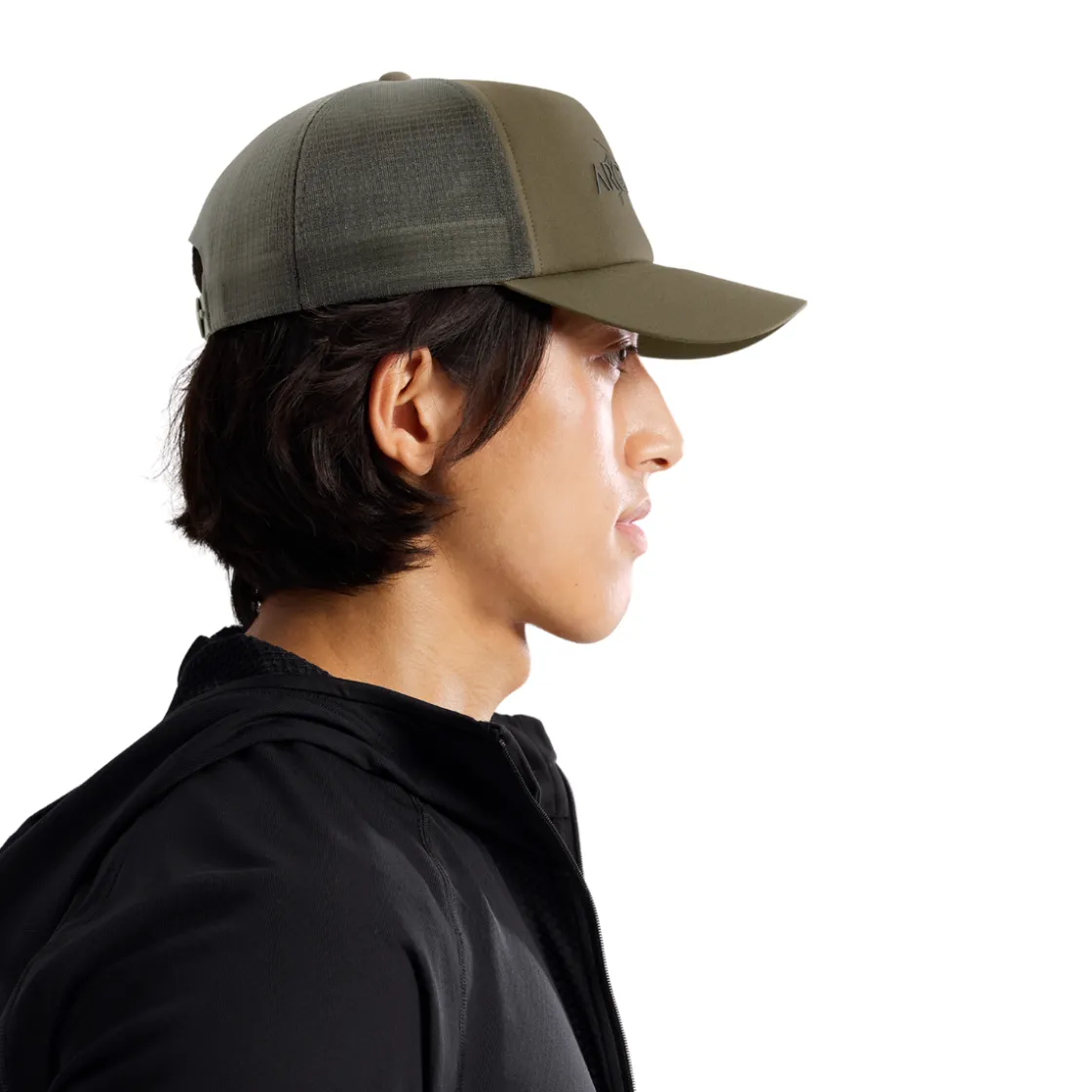 ARCTERYX Arc'teryx Bird Word Trucker Curved Hat (Tatsu Forage) Clearance