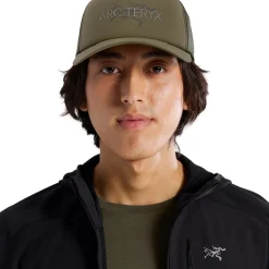 ARCTERYX Arc'teryx Bird Word Trucker Curved Hat (Tatsu Forage) Clearance