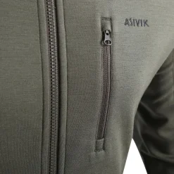 ASIVIK Adventure Mid Wool fleece, herre (Khaki) Discount