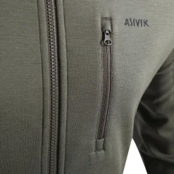 ASIVIK Adventure Mid Wool fleece, dame (Khaki) Discount