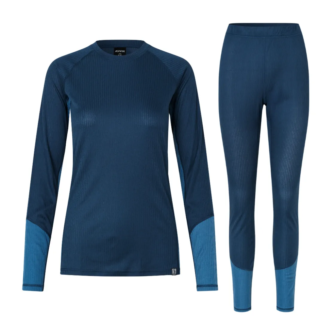 ASIVIK Baselayer Undertøj Sæt, dame (Blue / Blue) Best