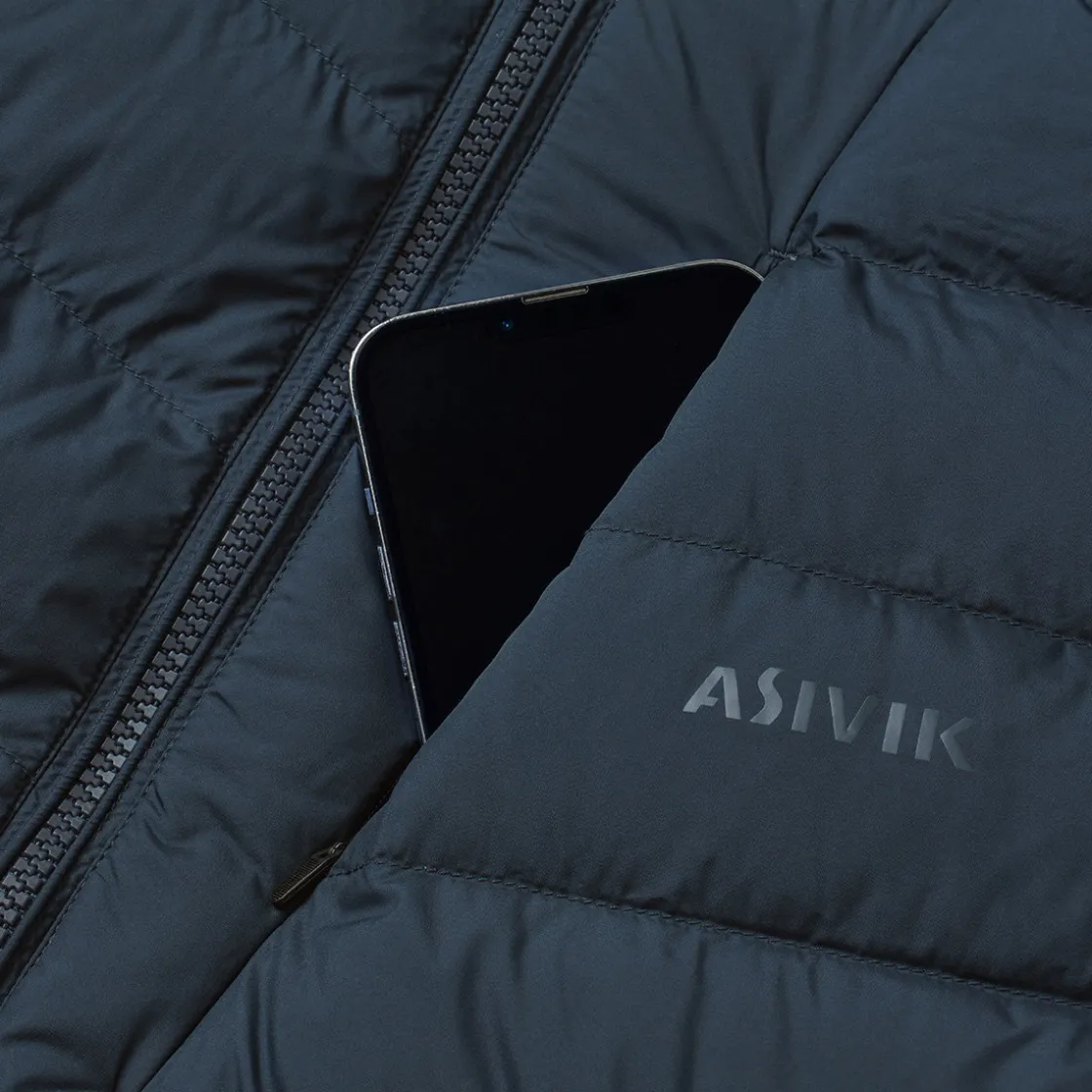 ASIVIK Explore Down dunjakke, herre (Midnight Blue)