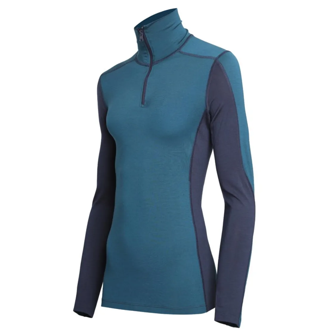 ASIVIK Explorer Merinould Zip Neck, dame Best