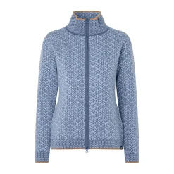 ASIVIK Feggesund Wool Cardigan, dame (Blue) Best