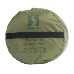 ASIVIK Hike Tunnel Telt 4 personer Outlet