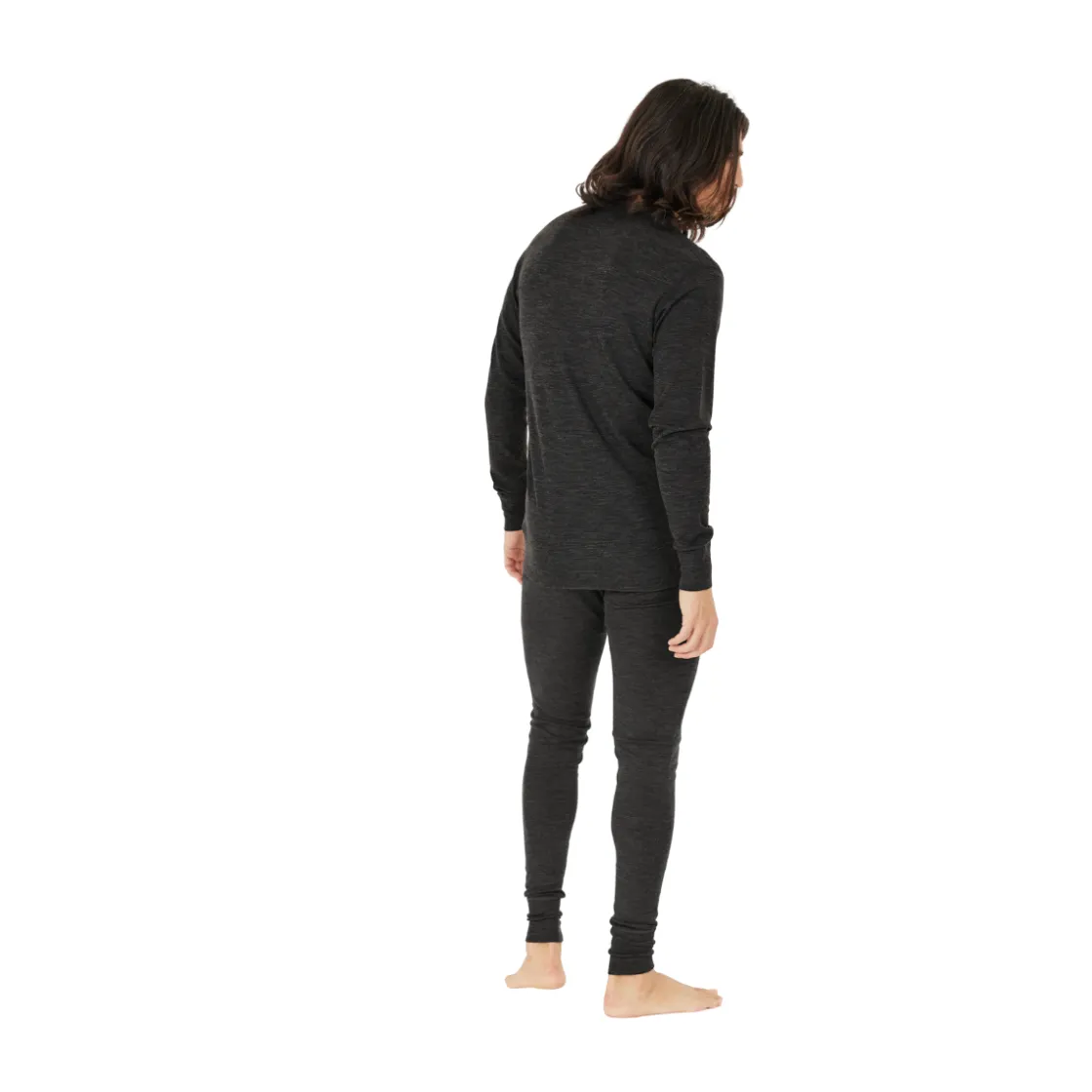 ASIVIK Hike Wool Blend Uldundertrøje, herre (Black)