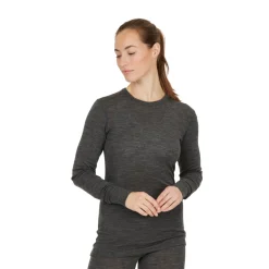ASIVIK Hike Wool Blend Uldundertrøje, dame (Black) Online