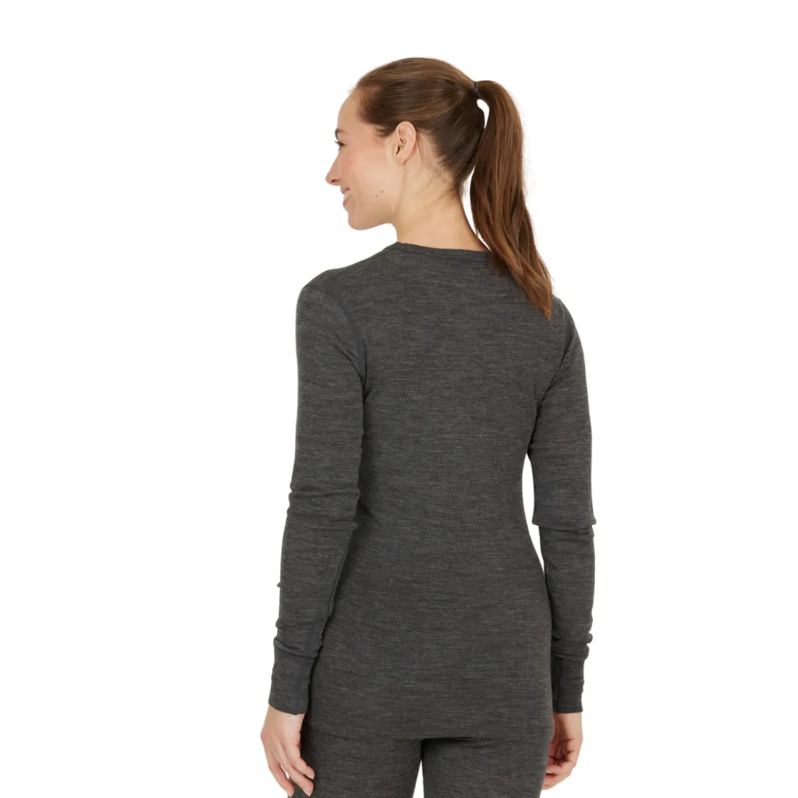 ASIVIK Hike Wool Blend Uldundertrøje, dame (Black) Online