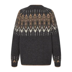 ASIVIK Isefjord Sweater, dame (Black Sand) Online