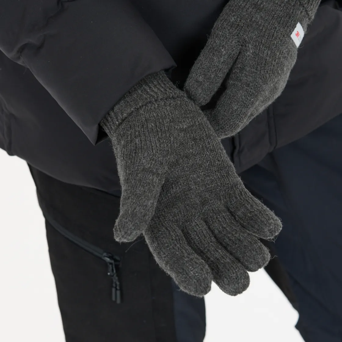ASIVIK Knitted Thinsulate strikhandsker (Black) Best