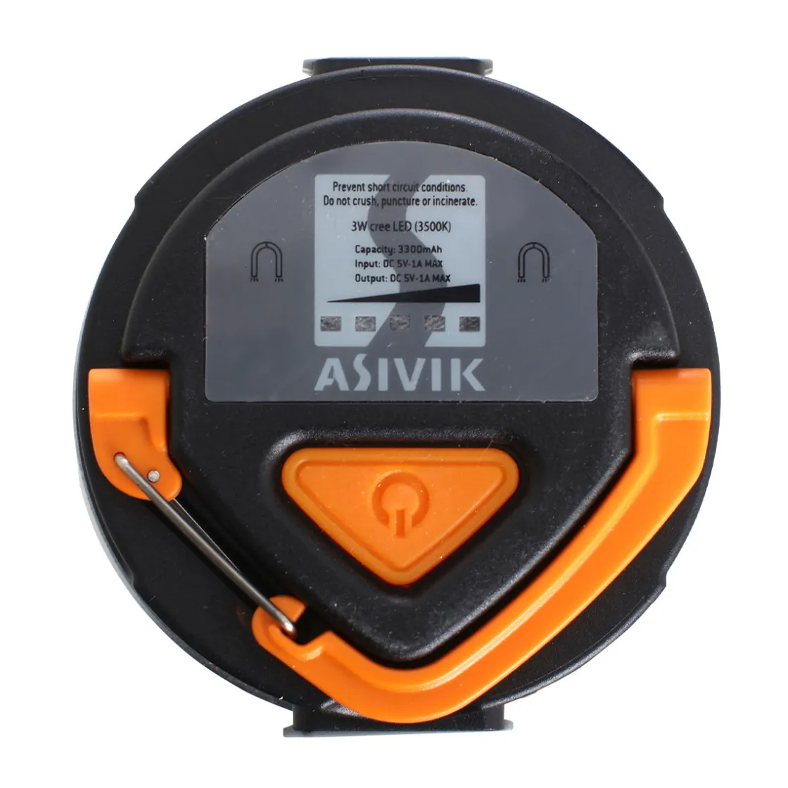 ASIVIK LightBank 3300 (lejrlygte / powerbank) Best