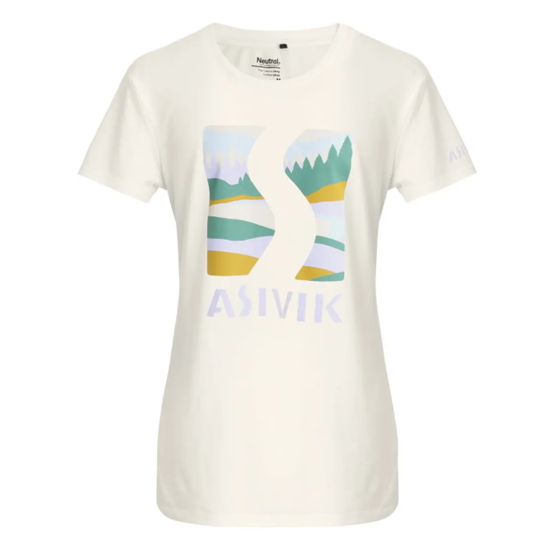 ASIVIK Logo Forest T-shirt, dame New