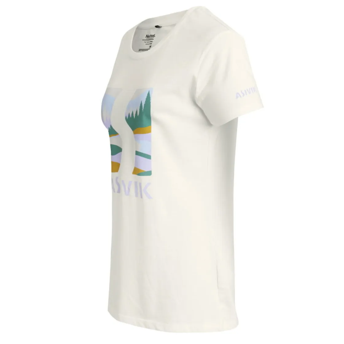 ASIVIK Logo Forest T-shirt, dame New