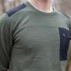 ASIVIK Rold Wool Crew uldtrøje, herre (Pine Green) Clearance