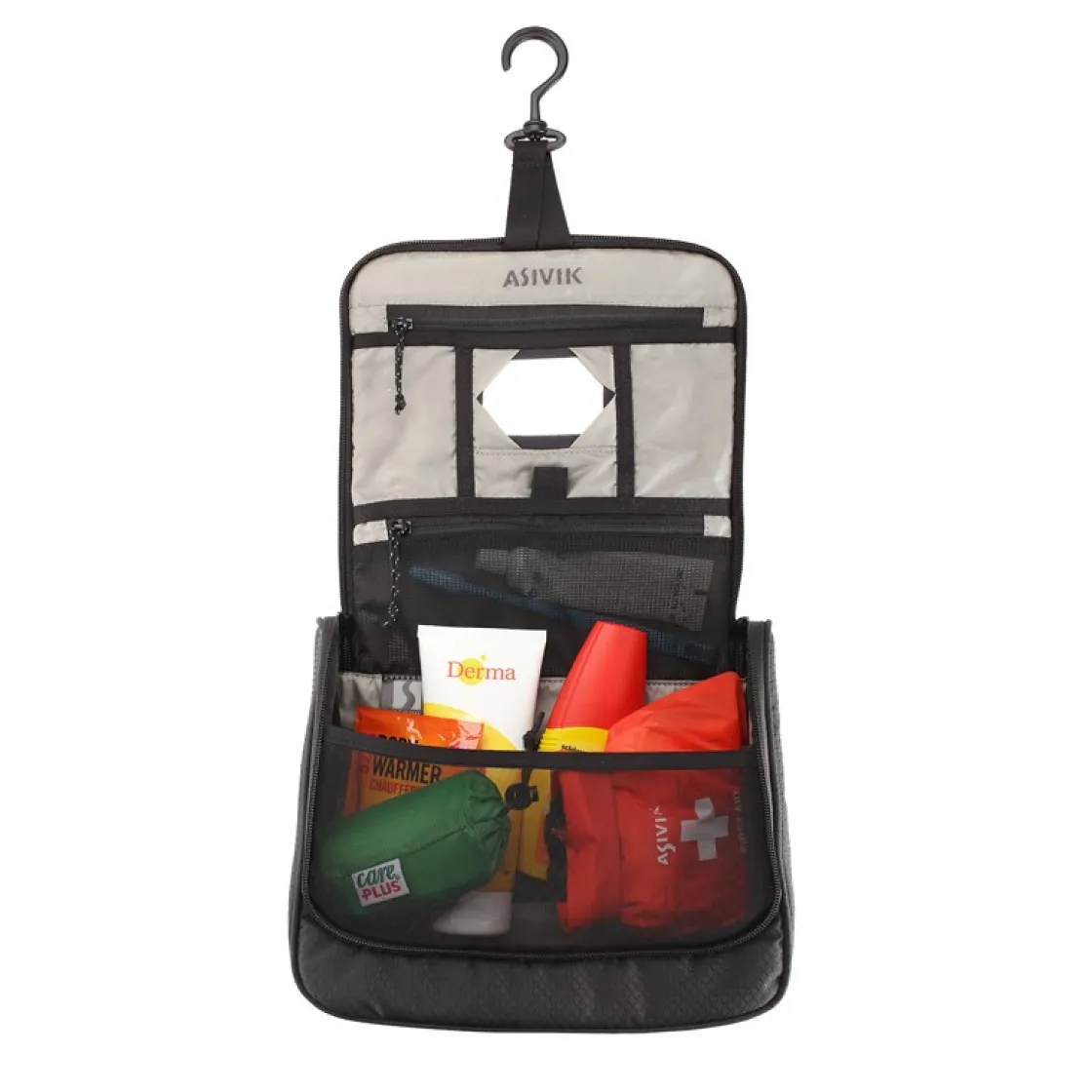 ASIVIK Wash Bag Gear toilettaske (Black) Hot