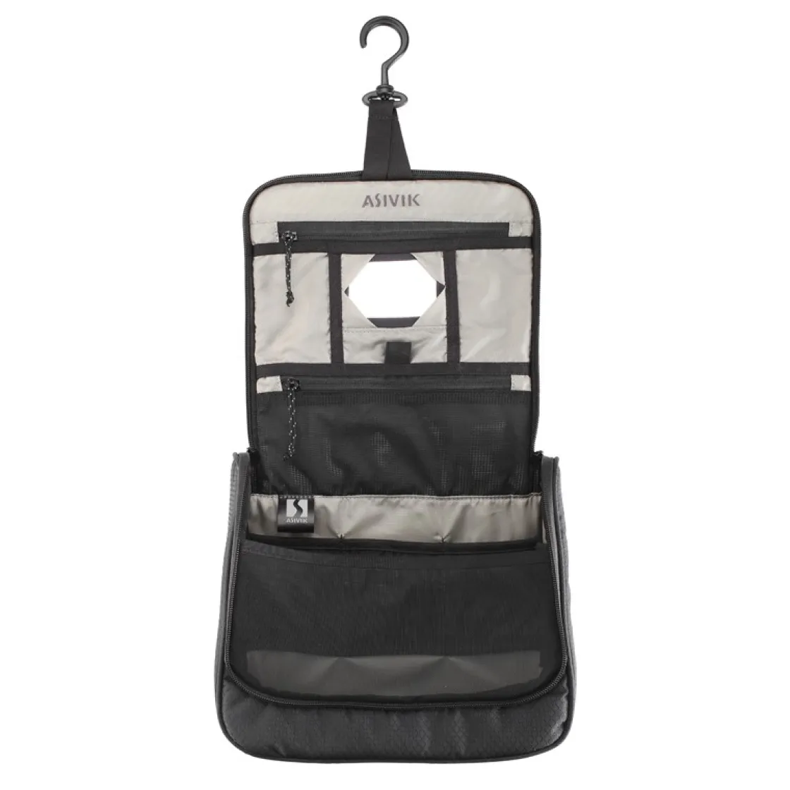 ASIVIK Wash Bag Gear toilettaske (Black) Hot