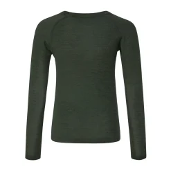 ASIVIK Wool Crew undertrøje, junior (Pine) Outlet