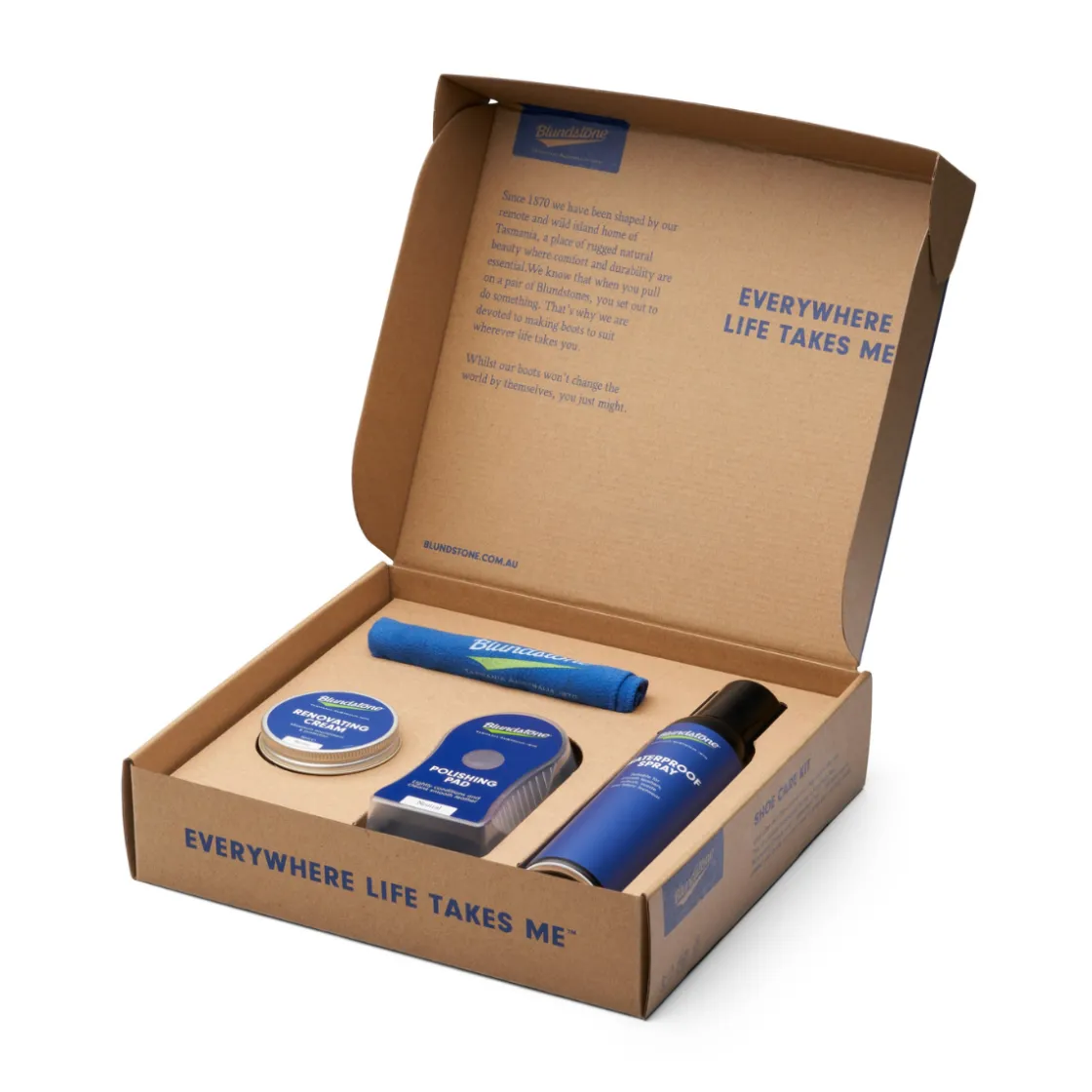 BLUNDSTONE Shoe Care Kit (Rustic Brown) Clearance