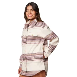 COLUMBIA Calico Basin Skjorte / jakke, dame (Chalk) Outlet