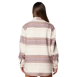 COLUMBIA Calico Basin Skjorte / jakke, dame (Chalk) Outlet