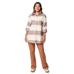 COLUMBIA Calico Basin Skjorte / jakke, dame (Chalk) Outlet