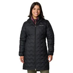 COLUMBIA Delta Ridge II Long Down dunfrakke, dame (Black) Online