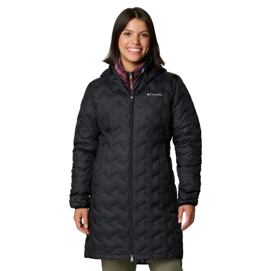 COLUMBIA Delta Ridge II Long Down dunfrakke, dame (Black) Online