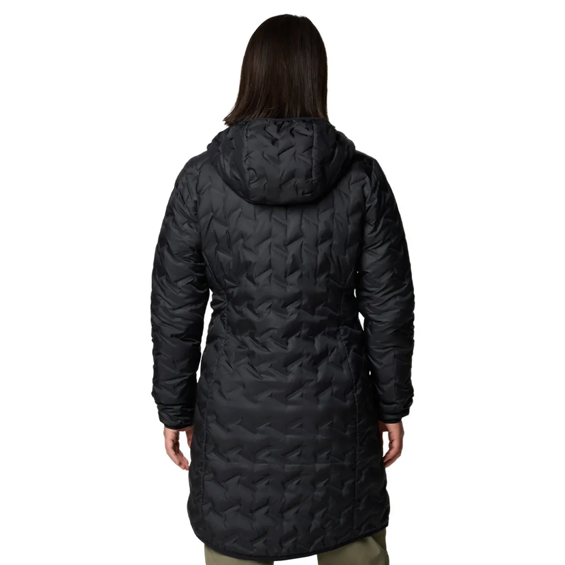 COLUMBIA Delta Ridge II Long Down dunfrakke, dame (Black) Online