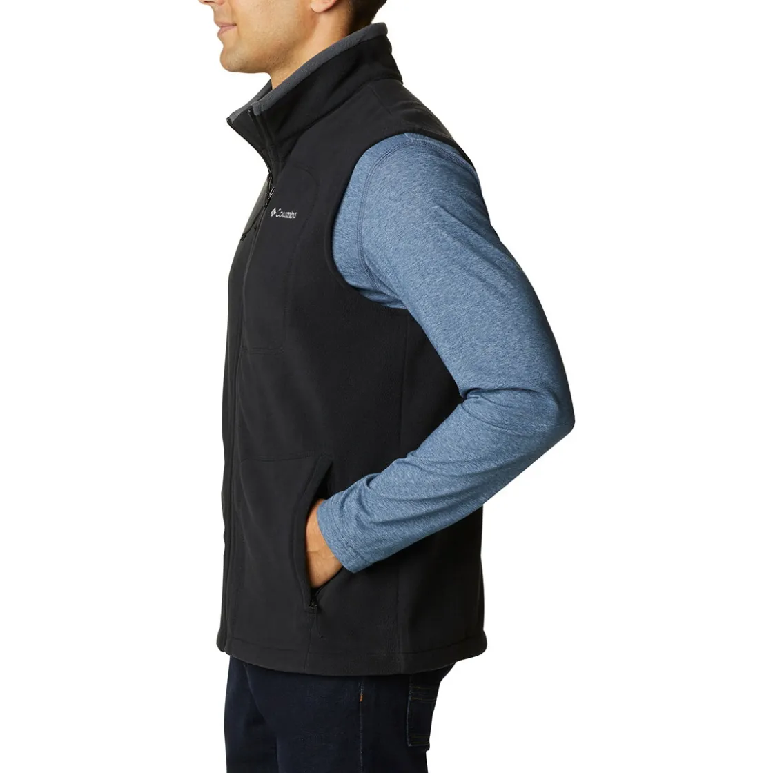 COLUMBIA Fast Trek Fleece vest, herre (Black) Clearance