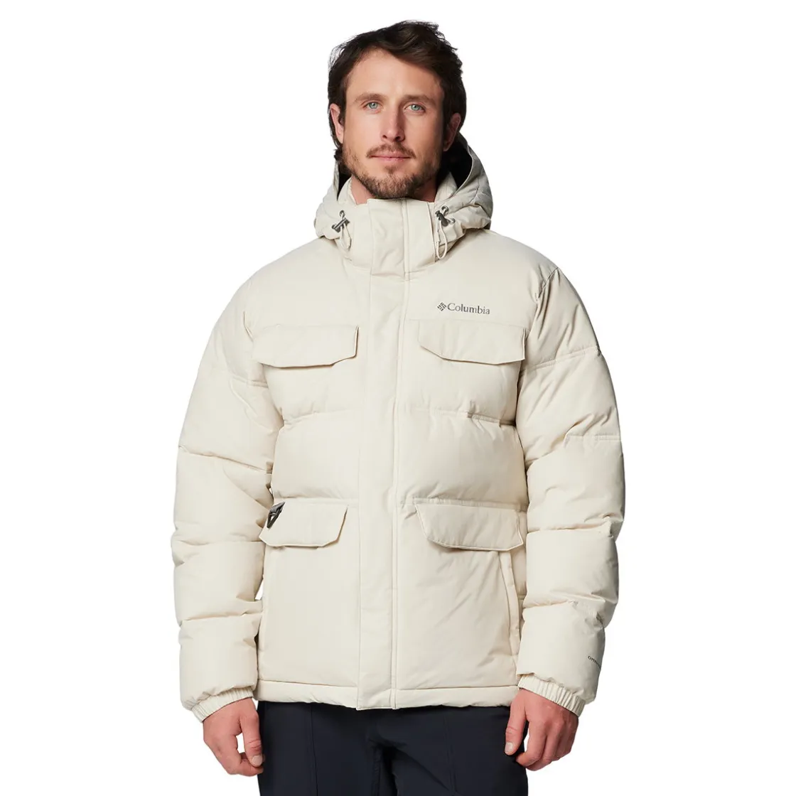 COLUMBIA Landroamer Puffer fiberjakke, herre (Dark Stone) Discount