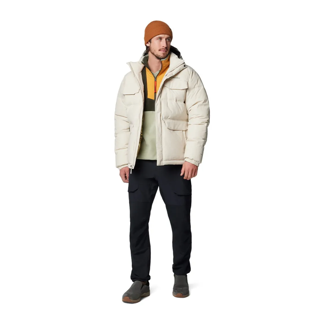 COLUMBIA Landroamer Puffer fiberjakke, herre (Dark Stone) Discount