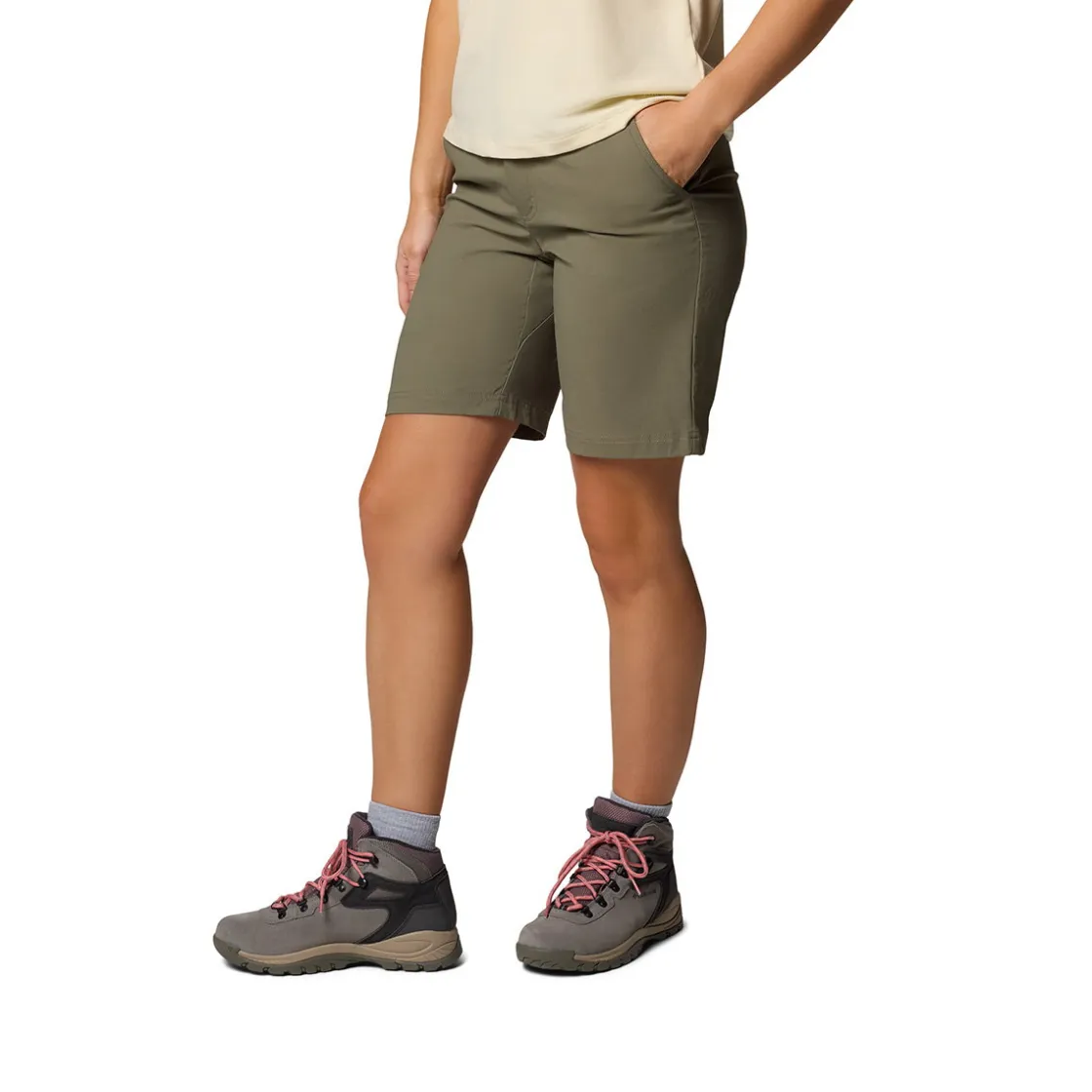 COLUMBIA Leslie Falls II Long Shorts, dame (Stone Green) Clearance