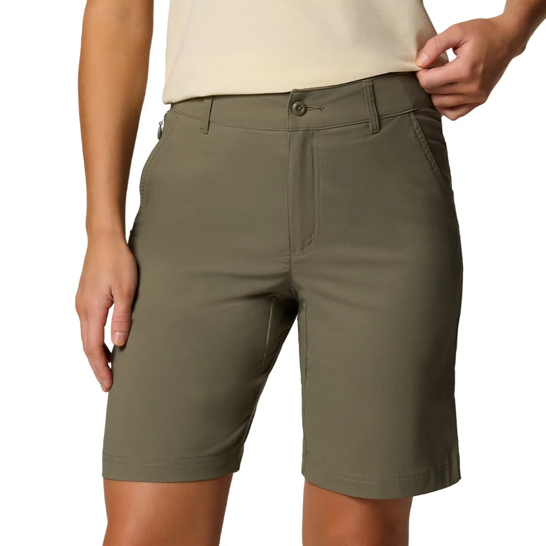 COLUMBIA Leslie Falls II Long Shorts, dame (Stone Green) Clearance