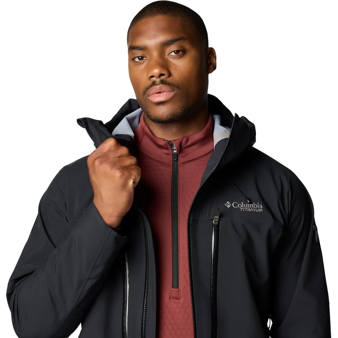COLUMBIA Platinum Peak II 3-lags skijakke, herre (Black) Online