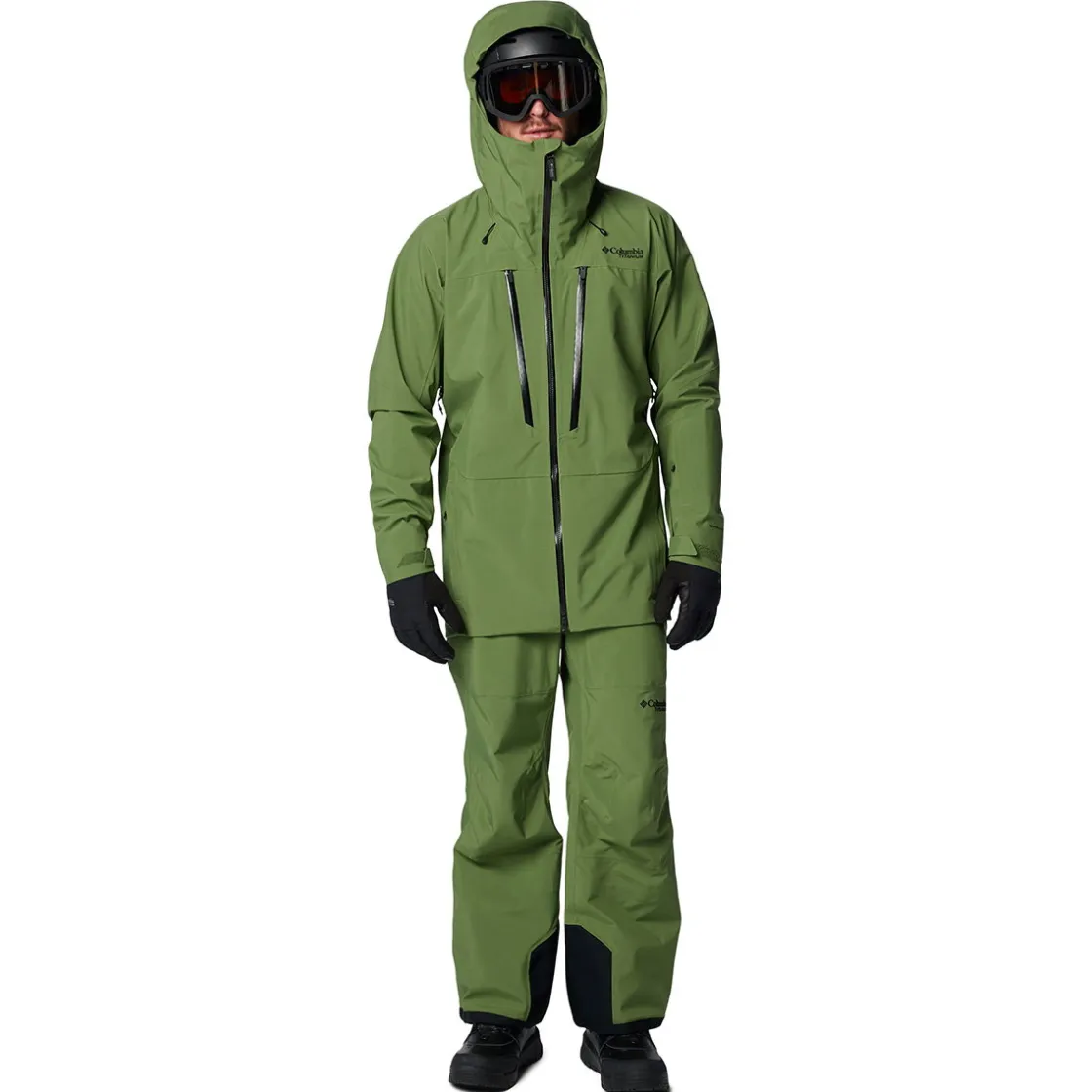 COLUMBIA Platinum Peak II 3-lags skijakke, herre (Canteen) New