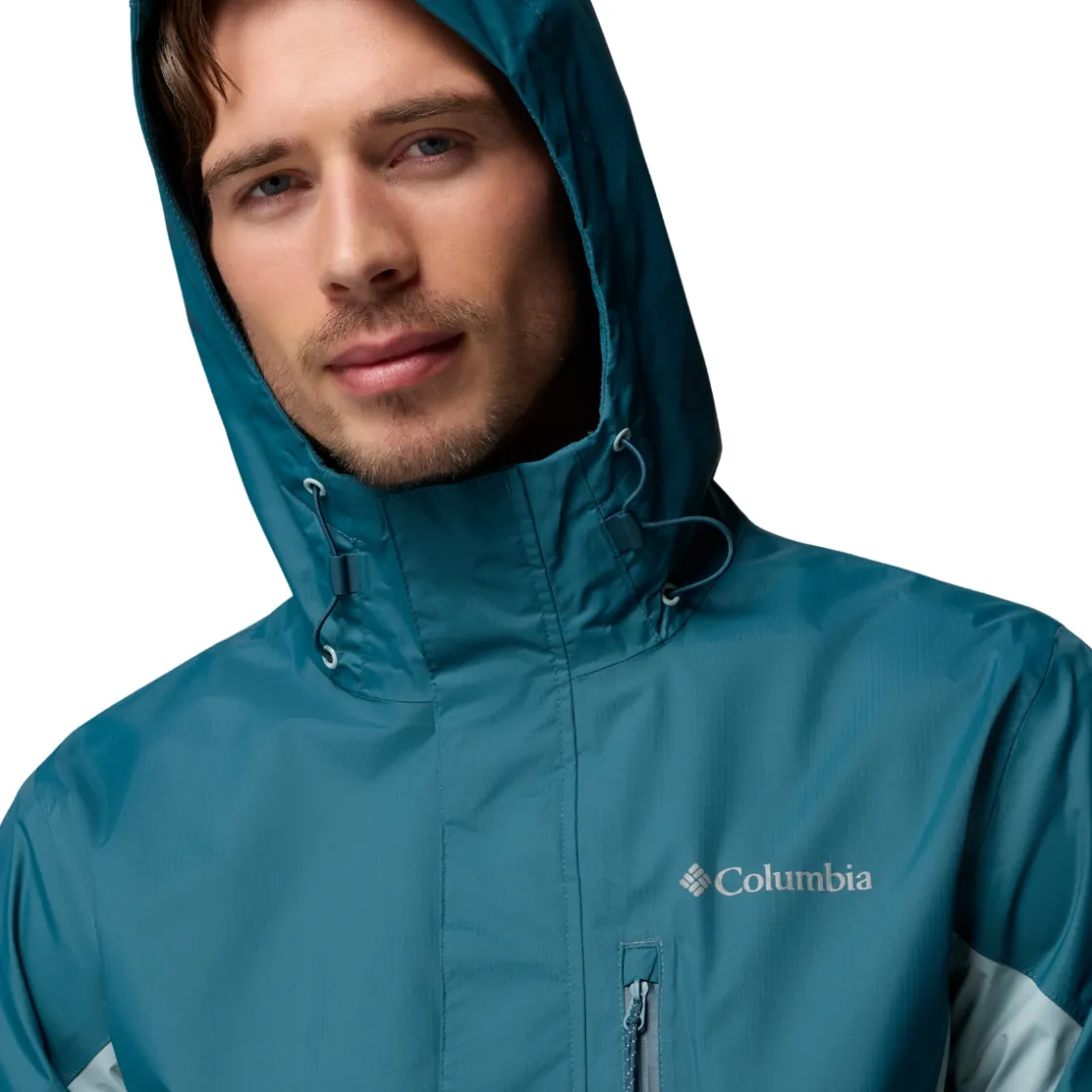 COLUMBIA Pouring Adventure regnjakke, herre (Everblue) Best