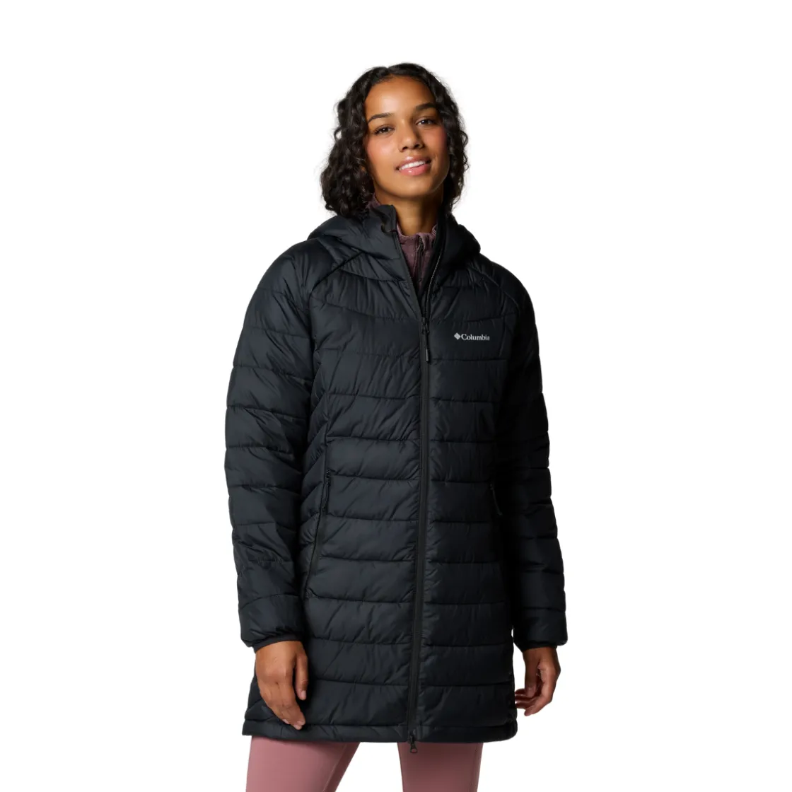 COLUMBIA Powder Lite II Mid Vinterjakke, dame (Black) Online