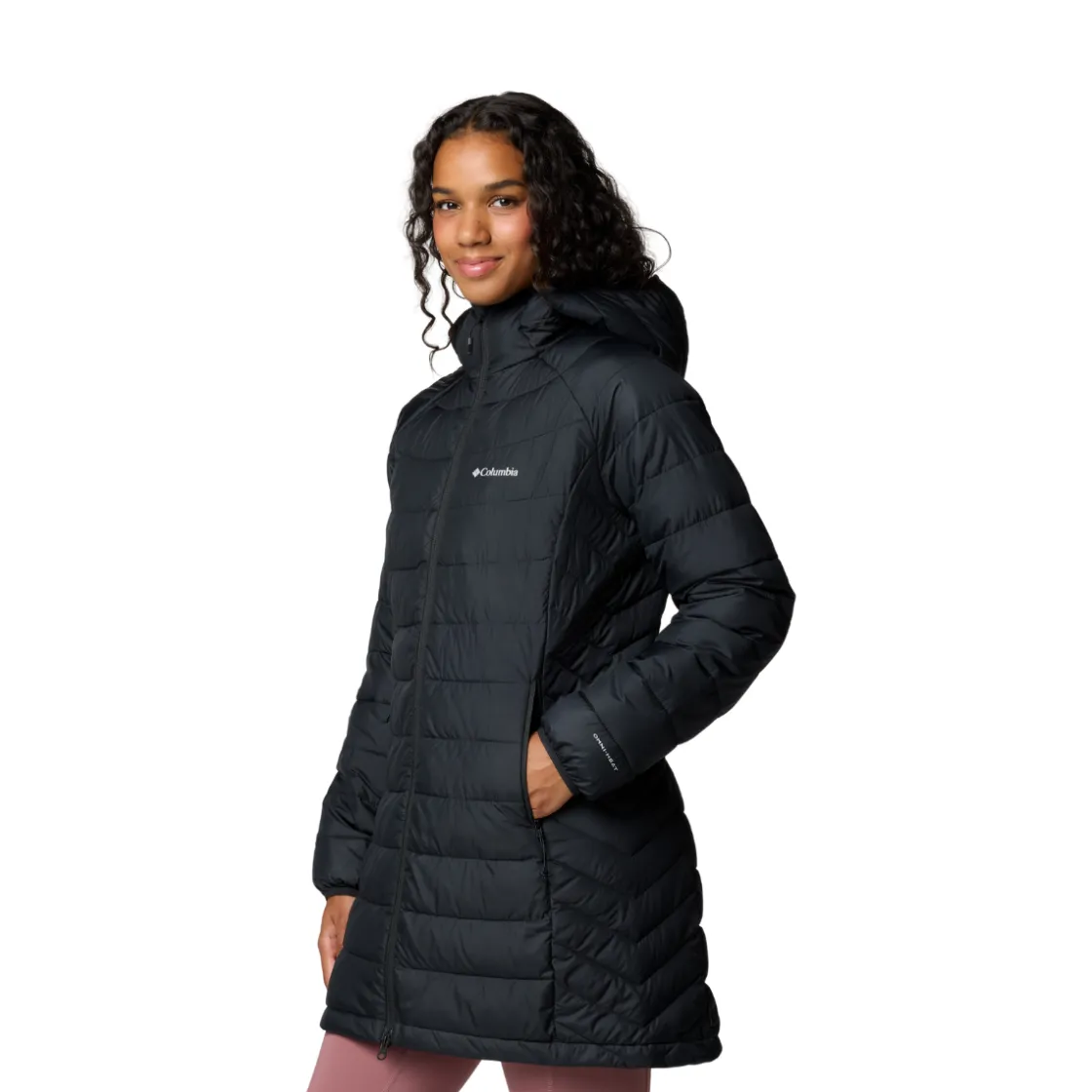 COLUMBIA Powder Lite II Mid Vinterjakke, dame (Black) Online