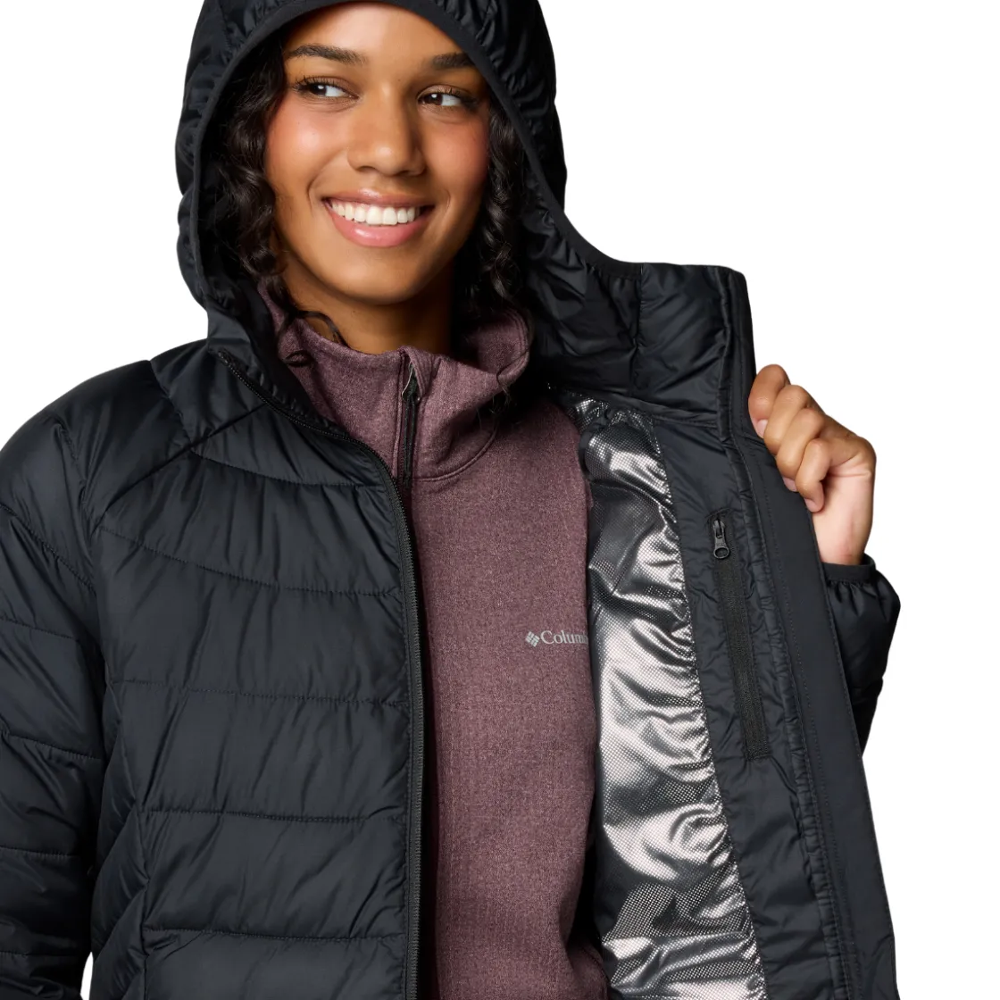 COLUMBIA Powder Lite II Mid Vinterjakke, dame (Black) Online