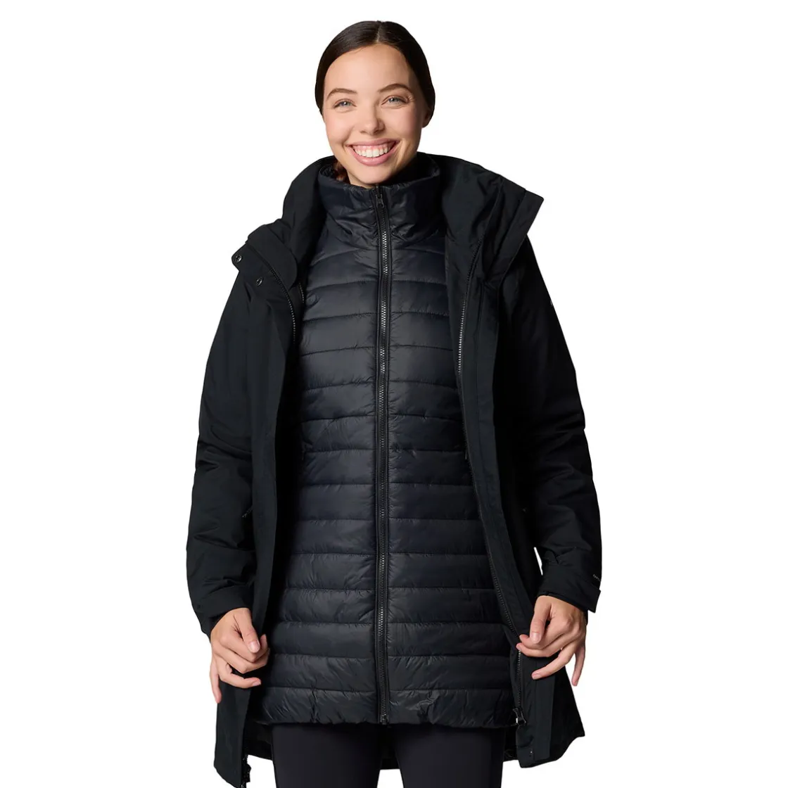 COLUMBIA Pulaski II Interchange 3-i-1 jakke, dame (Black) Outlet