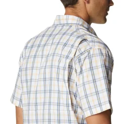 COLUMBIA Silver Ridge Lite Plaid skjorte SS, herre Clearance