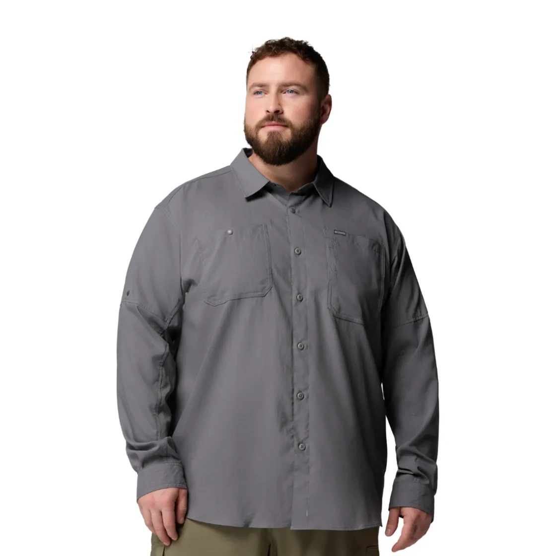 COLUMBIA Silver Ridge Utility II LS Skjorte, herre (City Grey) Best