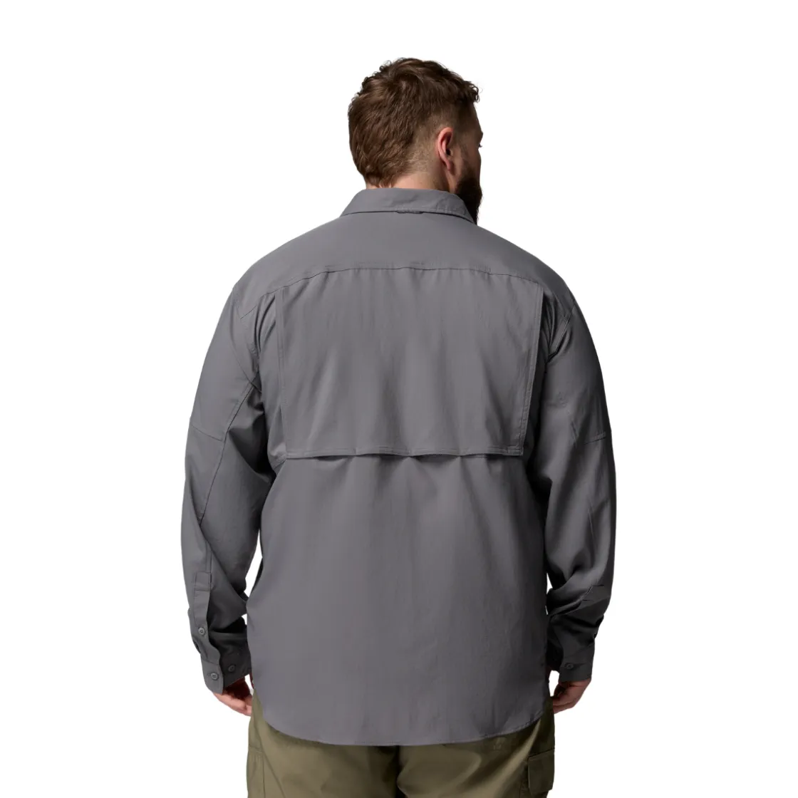 COLUMBIA Silver Ridge Utility II LS Skjorte, herre (City Grey) Best